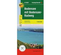 Lake Constance with Lake Constance cycle path, adventure guide 1:200,000, freytag & berndt, EF 0021: Freizeitkarte mit touristischen Infos auf Rückseite, wetterfest und reißfest.