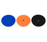 Lake Country HDO Foam Polisher Buffer Pads (3 Pads, 6.5”)- Premium Heavy Duty Orbital Polishing Pads for Cars - Dense Foam Polishing Pads for Car Polishing Kit - Car Buffer Pads w/Tapered Edge