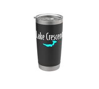 Lake Crescent Washington - Minimalist Stainless Steel Insulated Tumbler