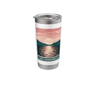Lake Dardanelle Tranquil Sunset Reflection Stainless Steel Insulated Tumbler