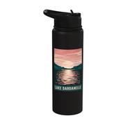 Lake Dardanelle Tranquil Sunset Reflection Stainless Steel Insulated Water Bottle