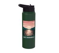 Lake Dardanelle Tranquil Sunset Reflection Stainless Steel Insulated Water Bottle