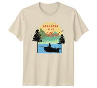 Lake Daze On My Mind Lake Life Outdoors Mens T-Shirt Womens Tee Graphic Unisex Top A Thoughtful Selection for Those who Love Fishing and Nature XL