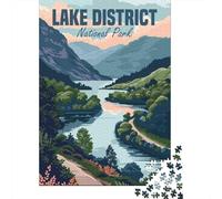 Lake District 1000 Piece Jigsaw Puzzle for Adults, 70x50cm/1000pcs, Relaxing Screen-Free Hobby, Focused Puzzle Time And Time at Home