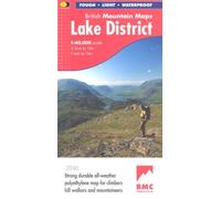Lake District BMC (British Mountain Map) by Harvey Maps 6th (sixth) Revised Edition (2011)