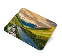 Lake District Country Road England Flexible Rectangle 5mm Rubber Mouse Mat Pad Office Home Novelty Printed Desk Accessory #53024