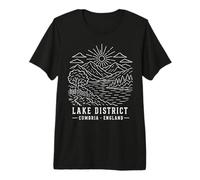 Lake District Cumbria England Souvenir Gift Premium T-Shirt