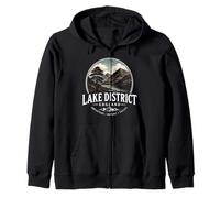 Lake District England Adventure Nature Gift Zip Hoodie