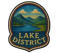 Lake District England Decorative Vinyl Sticker 2750