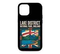Lake District England Flag Mountains Lake Vintage Art Case for iPhone 12/12 Pro
