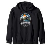 Lake District England Hiking Adventure Gift Zip Hoodie