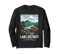 Lake District England Scenic Adventure Gift Long Sleeve T-Shirt
