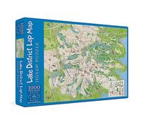 Lake District Lap Map 1,000 Piece Deluxe Jigsaw Puzzle