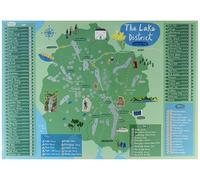 Lake District Map Scratch Off Poster - Wainwrights, Waterfalls and Lakes Adventure Map - 100 Places to Explore - Gift for Walkers & Hikers - A2 Wall Art Travel Map