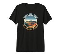 Lake District My Happy Place Hiking Fell Walker Cumbria Gift Premium T-Shirt
