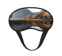 Lake District National Park Blackout Sleep Mask - Soft Adjustable Eye Mask for Full Light Blocking, Deep Sleep, Travel & Relaxation