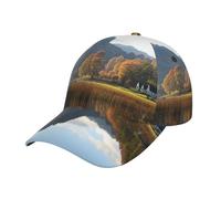 Lake District National Park Pattern Baseball Cap Unisex Adjustable Baseball Hats for Sports Outdoor Black, Black, One size