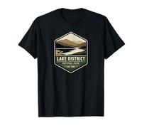 Lake District National Park Vintage England Hiking UK T-Shirt