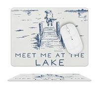 Lake Dog Mouse Pad Mouse Mat 10 X 8 Inch