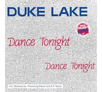 LAKE, Duke - Dance Tonight (remixes) - limited white & blue splattered vinyl 12"
