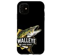 Lake Erie Walleye Fishing Design Great Lakes Angler Case for iPhone 11