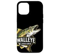 Lake Erie Walleye Fishing Design Great Lakes Angler Case for iPhone 12/12 Pro