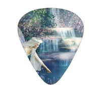 Lake Fairy 12-Pack Guitar Picks Set â€“ Unique Single-Sided Printed Picks With Abs Material For Acoustic, Electric Guitars & Ukuleles