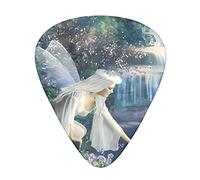 Lake Fairy* Guitar Picks Pack Of 12,Comfortable Feel, Smooth Edges, Abrasion,Suitable For Guitar, Ukulele, Etc.
