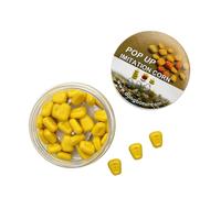 Lake Fishing Corn Hook Lure for Freshwater Anglers, EVA Floating Kernel Box Pack with 30 Pieces, Rig Ready Floating Imitation Corn Hook Lure Freshwater Rig Lake EVA Kernel Round Box Tackle Storage