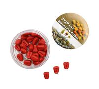 Lake Fishing Corn Hook Lure for Freshwater Anglers, EVA Floating Kernel Box Pack with 30 Pieces, Rig Ready Floating Imitation Corn Hook Lure Freshwater Rig Lake EVA Kernel Round Box Tackle Storage