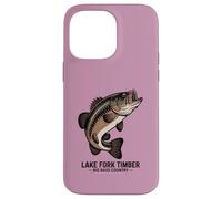 Lake Fork Timber Big Bass Country Vintage Texas Fly Fishing Case for iPhone 14 Pro Max