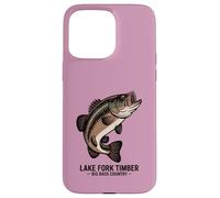 Lake Fork Timber Big Bass Country Vintage Texas Fly Fishing Case for iPhone 15 Pro Max