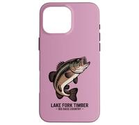 Lake Fork Timber Big Bass Country Vintage Texas Fly Fishing Case for iPhone 16 Pro Max