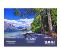 Lake Garda 1000 Piece Impossible Puzzle for Adults & Families - Challenging Jigsaw Puzzles, Ultimate Family Activity & Mind Game Gift 70x50cm/1000pcs