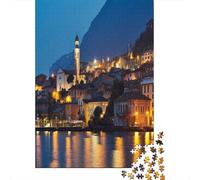 Lake Garda 1000 Piece Impossible Puzzle for Adults & Families - Challenging Jigsaw Puzzles, Ultimate Family Activity & Mind Game Gift 38x26cm/1000pcs