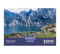 Lake Garda 1000 Piece Impossible Puzzle for Adults & Families - Challenging Jigsaw Puzzles, Ultimate Family Activity & Mind Game Gift 70x50cm/1000pcs