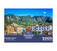Lake Garda 1000 Piece Impossible Puzzle for Adults & Families - Challenging Jigsaw Puzzles, Ultimate Family Activity & Mind Game Gift 38x26cm/1000pcs