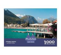 Lake Garda 1000 Piece Impossible Puzzle for Adults & Families - Challenging Jigsaw Puzzles, Ultimate Family Activity & Mind Game Gift 70x50cm/1000pcs