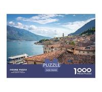 Lake Garda 1000 Piece Impossible Puzzle for Adults & Families - Challenging Jigsaw Puzzles, Ultimate Family Activity & Mind Game Gift 70x50cm/1000pcs