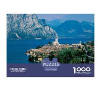 Lake Garda 1000 Piece Impossible Puzzle for Adults & Families - Challenging Jigsaw Puzzles, Ultimate Family Activity & Mind Game Gift 70x50cm/1000pcs