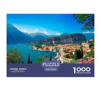 Lake Garda 1000 Piece Impossible Puzzle for Adults & Families - Challenging Jigsaw Puzzles, Ultimate Family Activity & Mind Game Gift 70x50cm/1000pcs