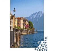 Lake Garda 1000 Piece Impossible Puzzle for Adults & Families - Challenging Jigsaw Puzzles, Ultimate Family Activity & Mind Game Gift 38x26cm/1000pcs