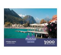 Lake Garda 1000 Piece Jigsaw Puzzle with Whimsical Design - A Charming Challenge for All Ages And Beautiful Home Decoration 70x50cm/1000pcs
