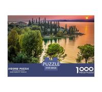 Lake Garda 1000 Piece Jigsaw Puzzle with Whimsical Design - A Charming Challenge for All Ages And Beautiful Home Decoration 38x26cm/1000pcs