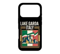 Lake Garda Italy Flag Scaliger Castle Towers Vintage Art Case for iPhone 17 Pro