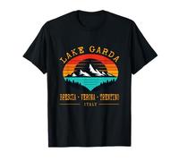 Lake Garda Italy Lago Di Garda Mountains Italian Alps T-Shirt
