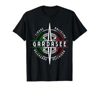 Lake Garda Value Graphic T-Shirt, Men, Black, L