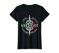 Lake Garda Value Graphic T-Shirt, Women, Black, L