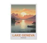 Lake Geneva, France,Puzzle 1000 Pieces Paper Puzzle Adult Children'S Educational Toy Family Decompression Game(38x26cm)-GN88