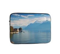 Lake Geneva Printed Laptop Sleeve for 17 inch Laptop, Shockproof Oxford Fabric Laptop Protective Case Laptop Bag